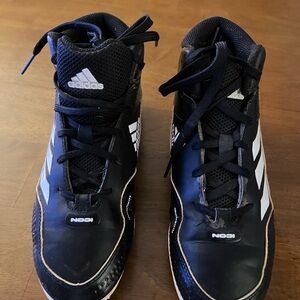 Adidas Men's Black  cleats size 5
